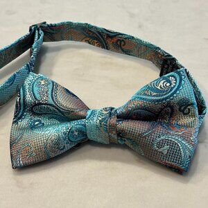 Stacy Adams Handmade Pastel Paisley Microfiber Adjustable Pre tied Bow Tie